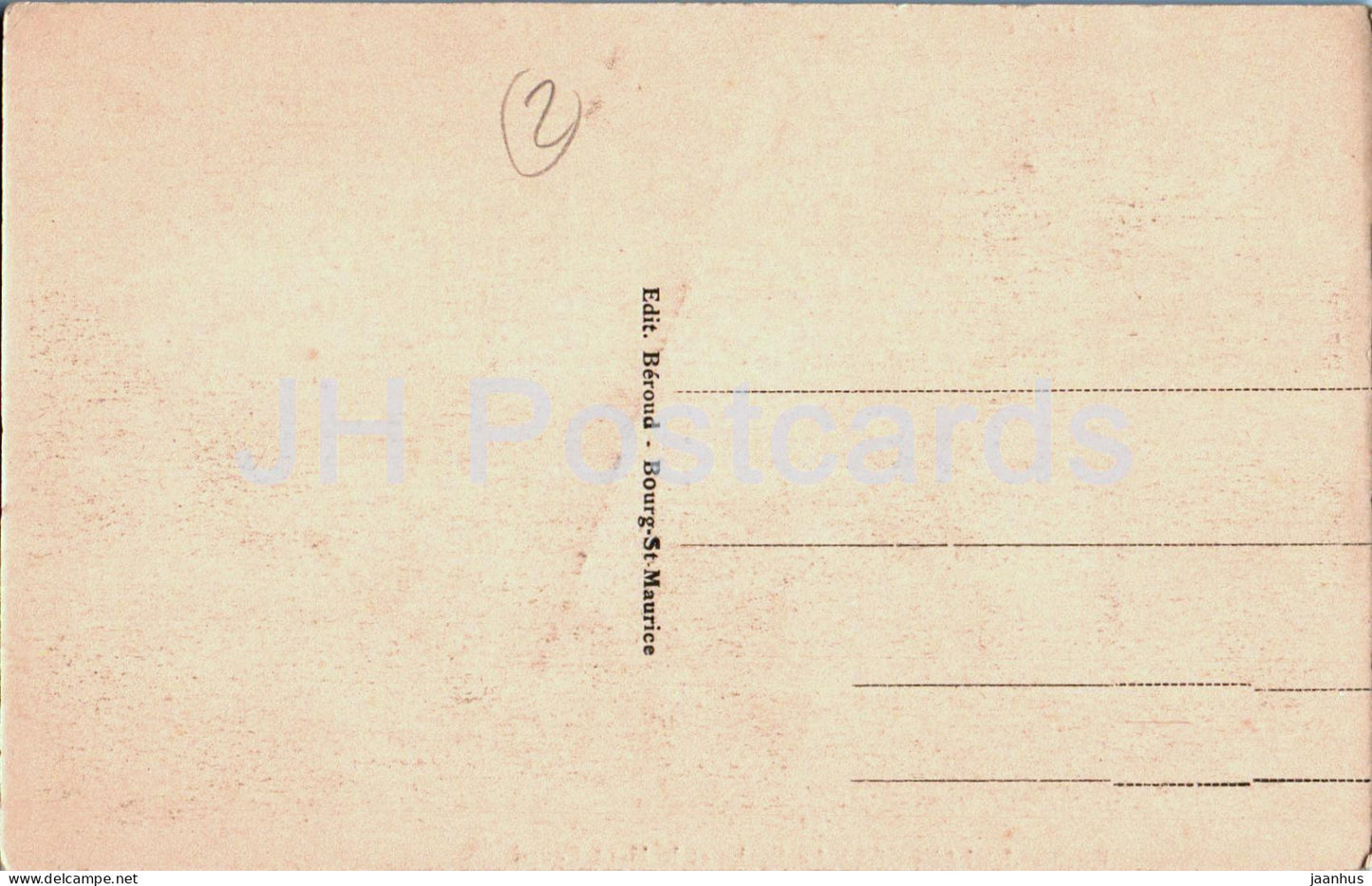 Peisey les Lanches - La Sache et le Mont Pourri - carte postale ancienne - France - inutilisée