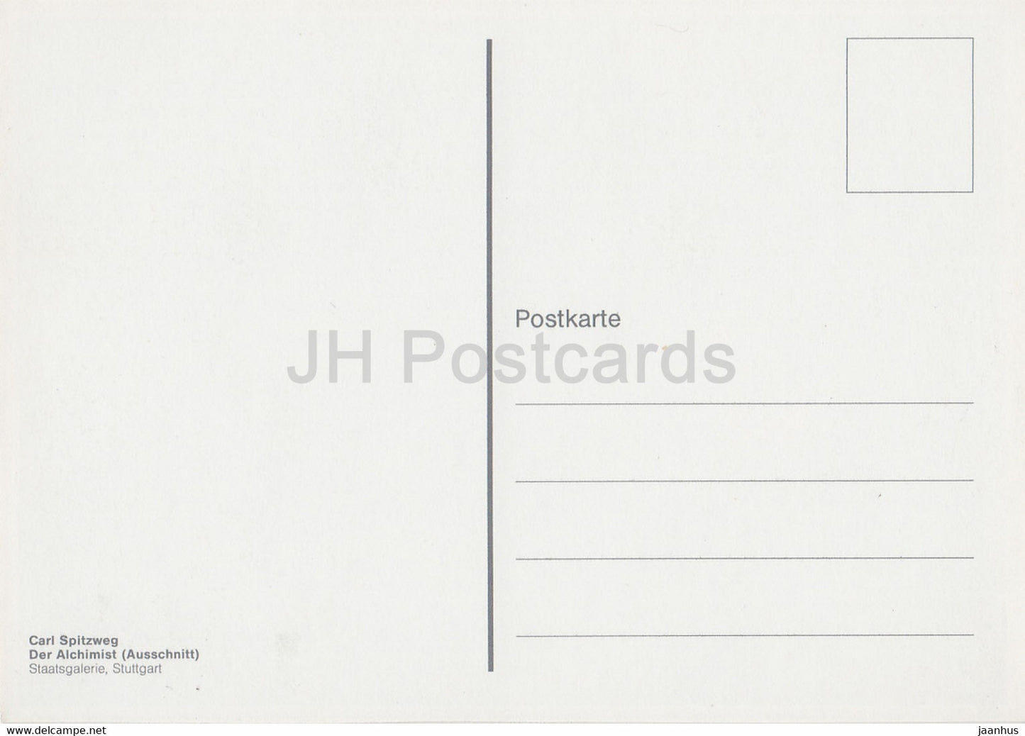 Gemälde von Carl Spitzweg – Der Alchimist – Deutsche Kunst – Deutschland – unbenutzt