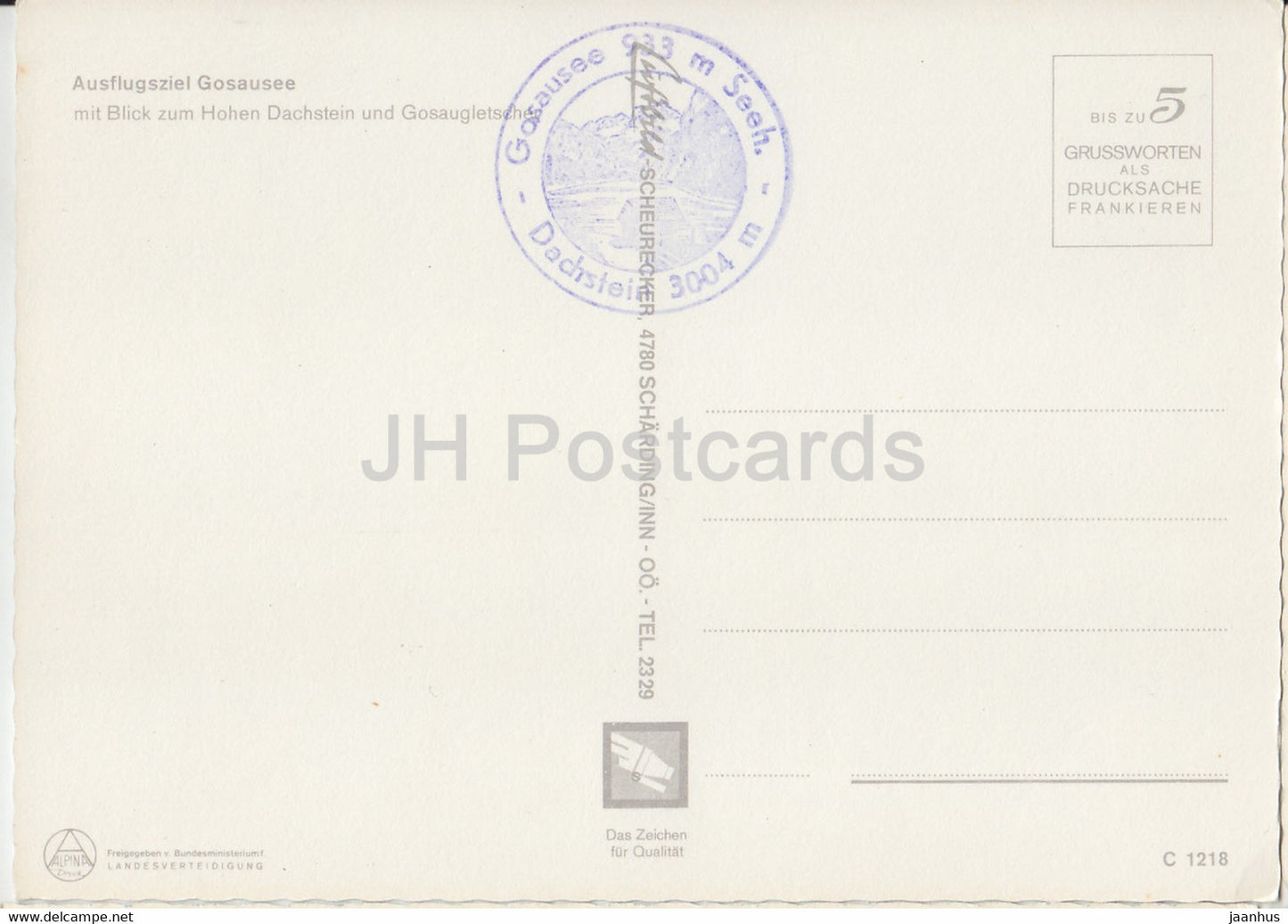 Gosausee - Hohe Dachstein - Gosaugletscher - Autriche - inutilisé