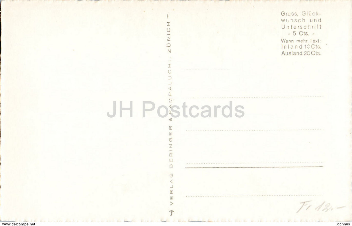 Andermatt - 998 - carte postale ancienne - Suisse - inutilisée