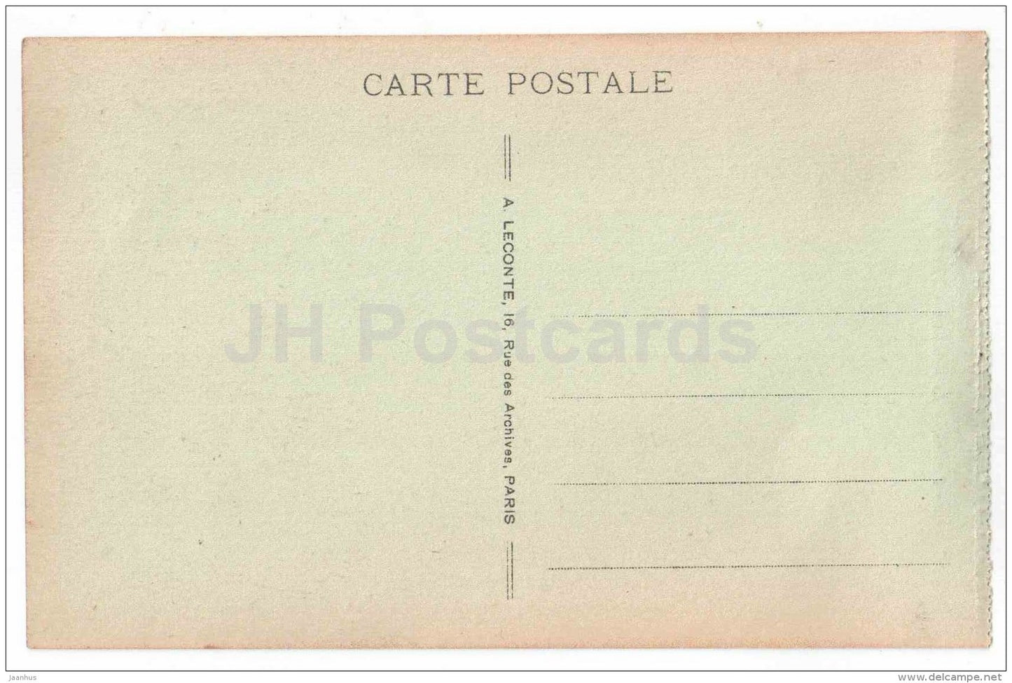 Le Pantheon - 20 - Paris - France - unused - JH Postcards