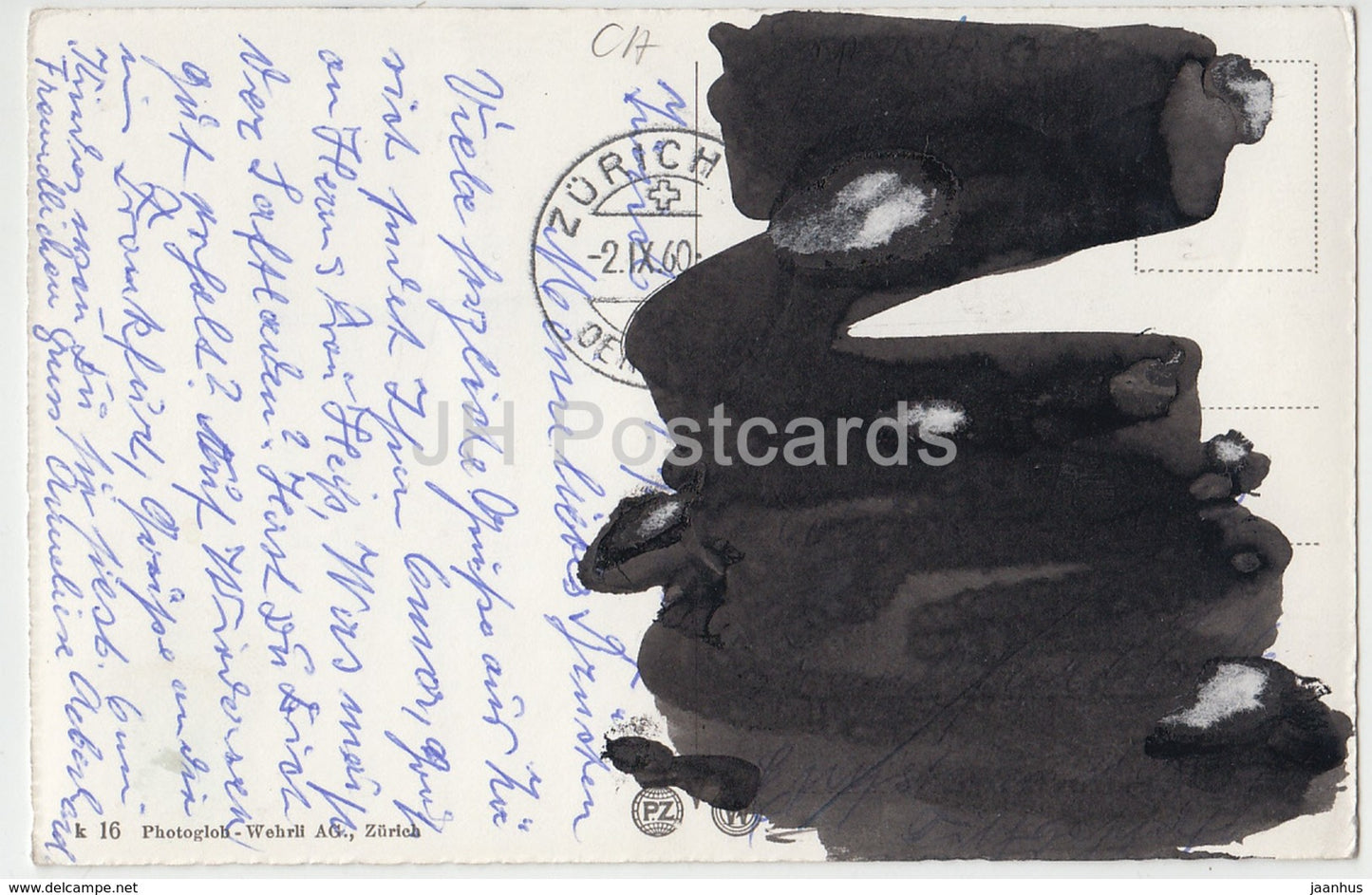 Zurich - Limmatquai - tramway - 1960 - Suisse - occasion