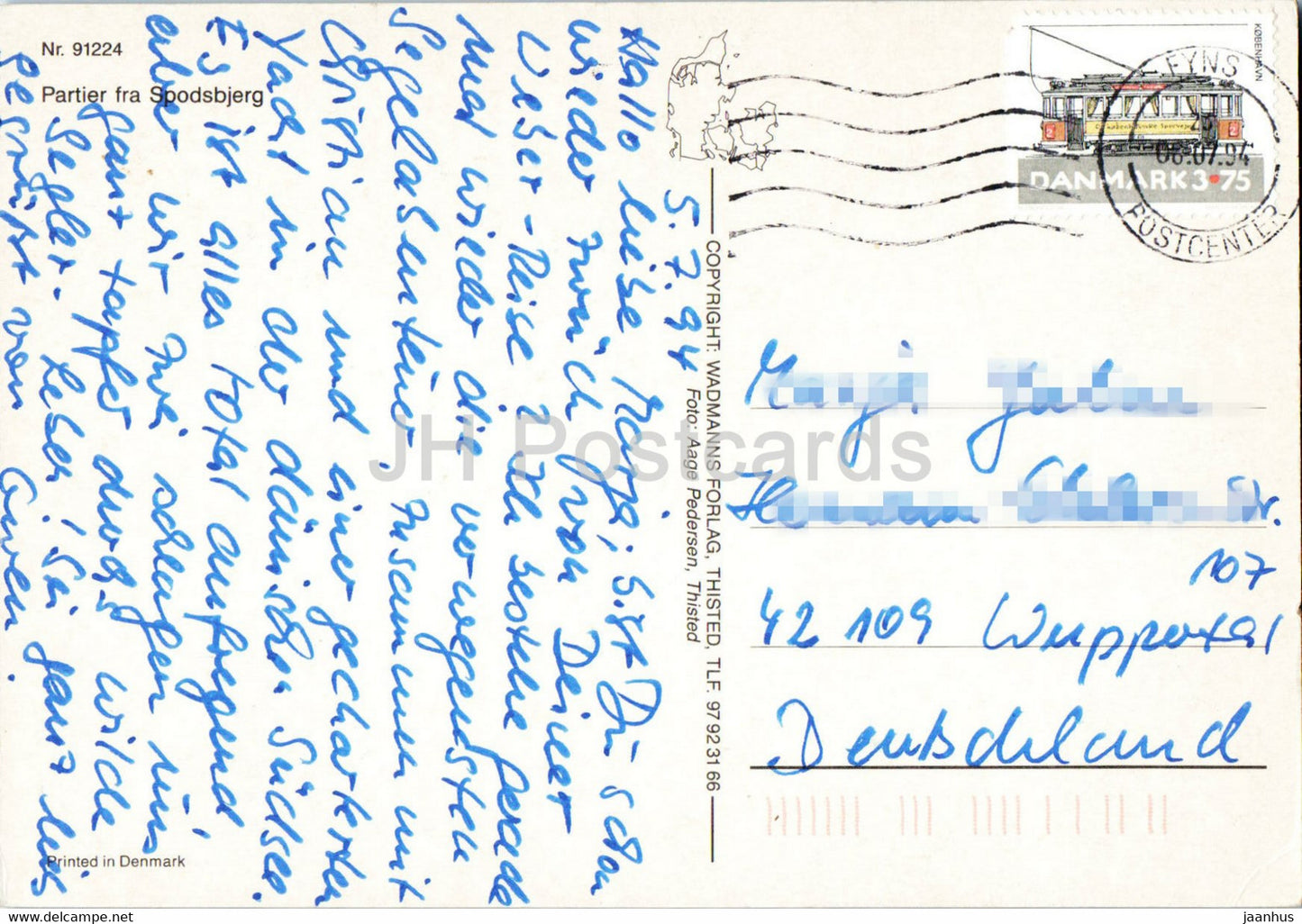 Spodsbjerg - port - ship - boat - 91224 - 1994 - Denmark - used