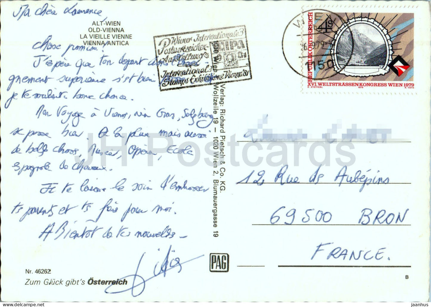 Wien - Vienne - Alt Wien - Vieille ville - Altes Wohnhaus - Aus Nussdorf - multiview - 46262 - 1979 - Autriche - utilisé