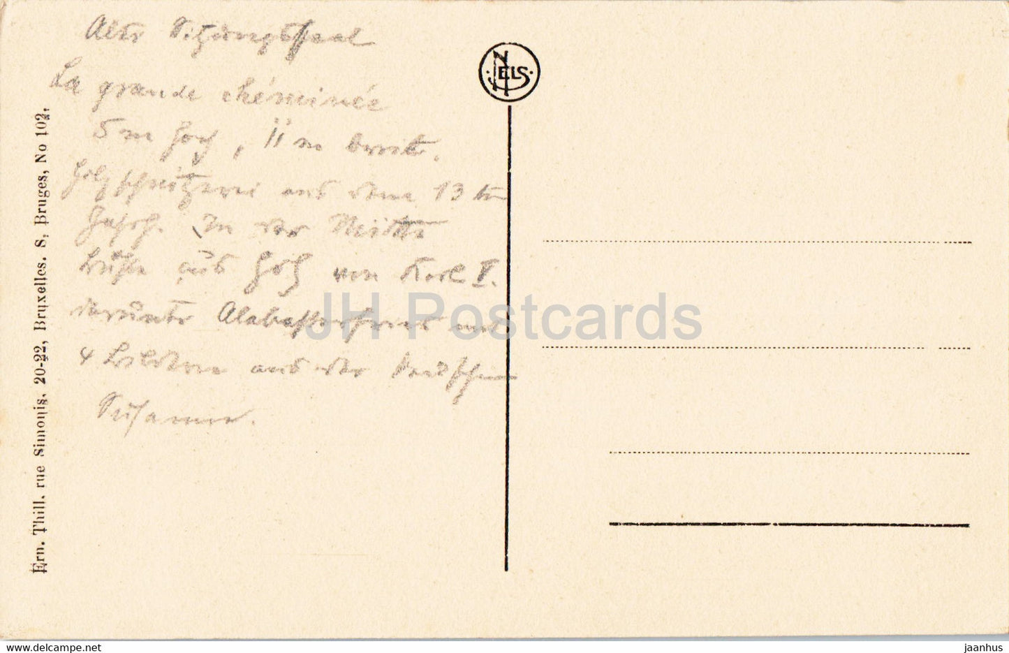 Bruges - Brugge - La Justice de Paix - 102 - carte postale ancienne - Belgique - occasion