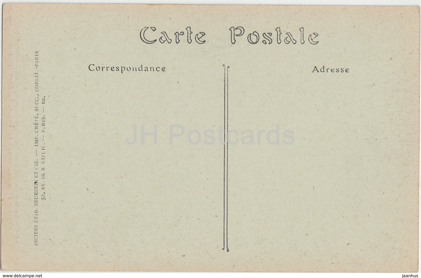 Chateau de Blois - Aile Francois Ier - Le Grand Escalier - Statue de Jean Goujon - 158 - old postcard - France - unused