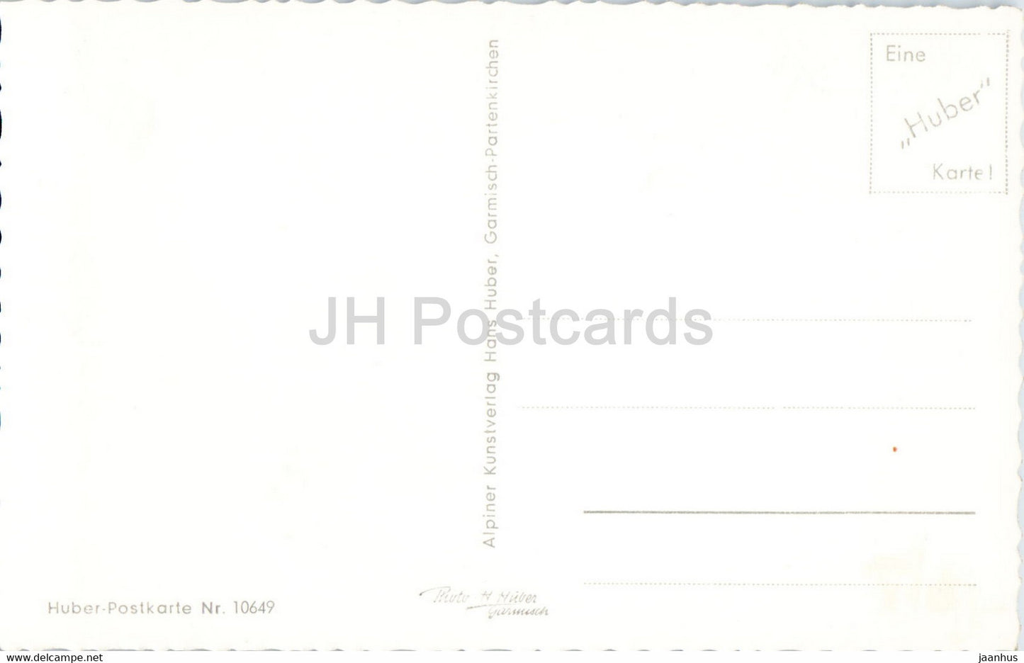 Eckbauer gegen Zugspitzgruppe - old postcard - Germany - unused