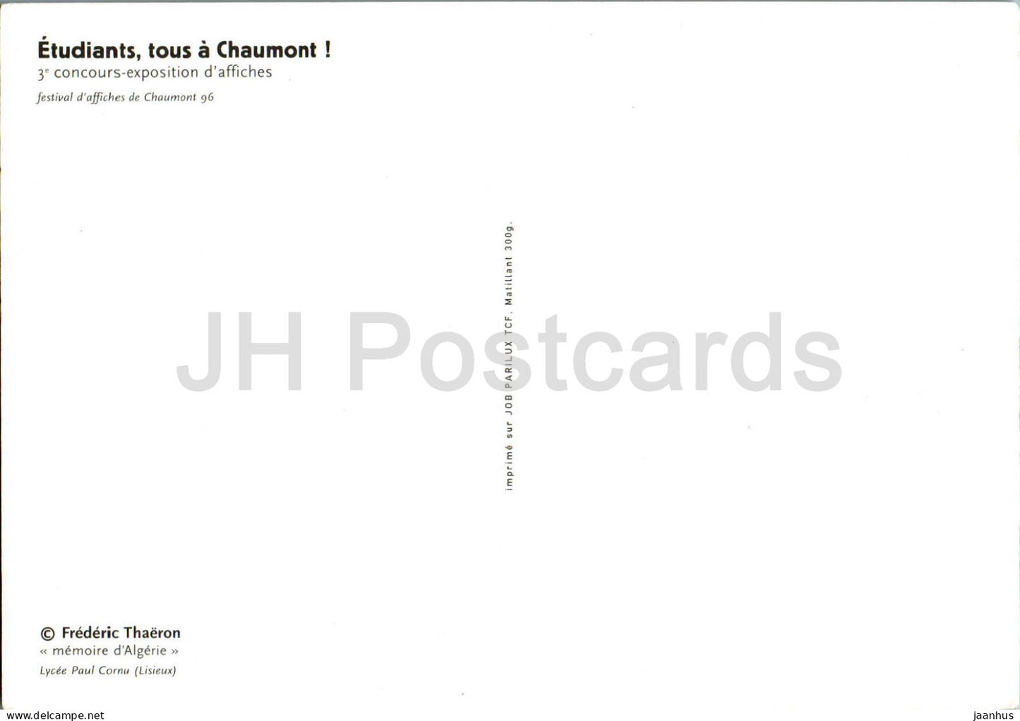 art by Frederic Thaeron - Memoire d'Algerie - Algerian Memories - French art - France - unused