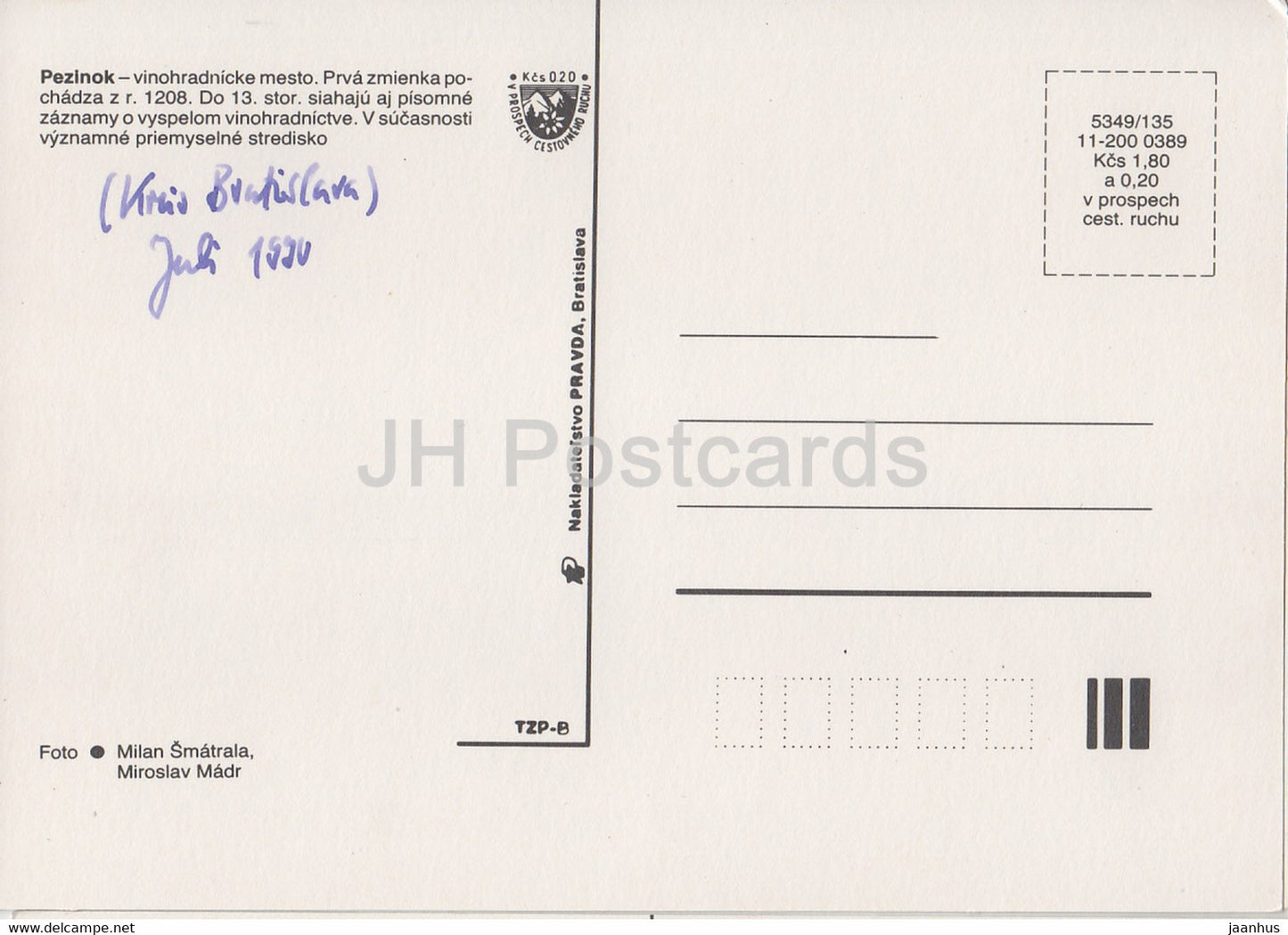 Pezinok - piscine - architecture - multiview - Tchécoslovaquie - Slovaquie - d'occasion