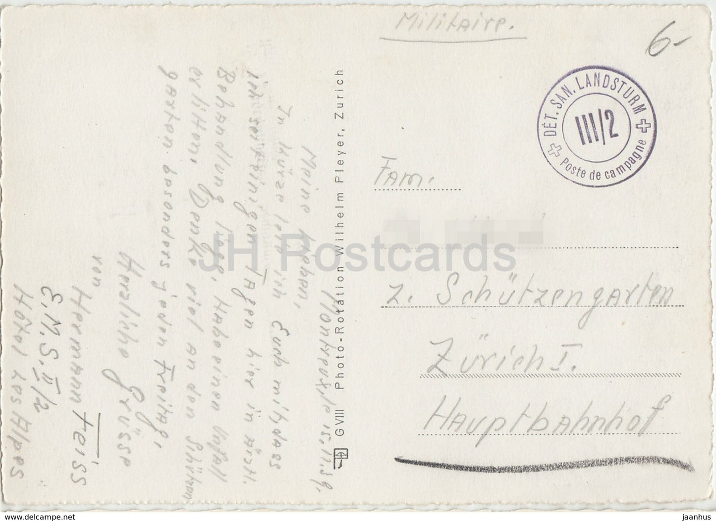 Lac Leman - Bouveret Debarcadere - Vue sur Montreux - Dampfer - Militaire - Passagierschiff - 1939 - Schweiz - gebraucht