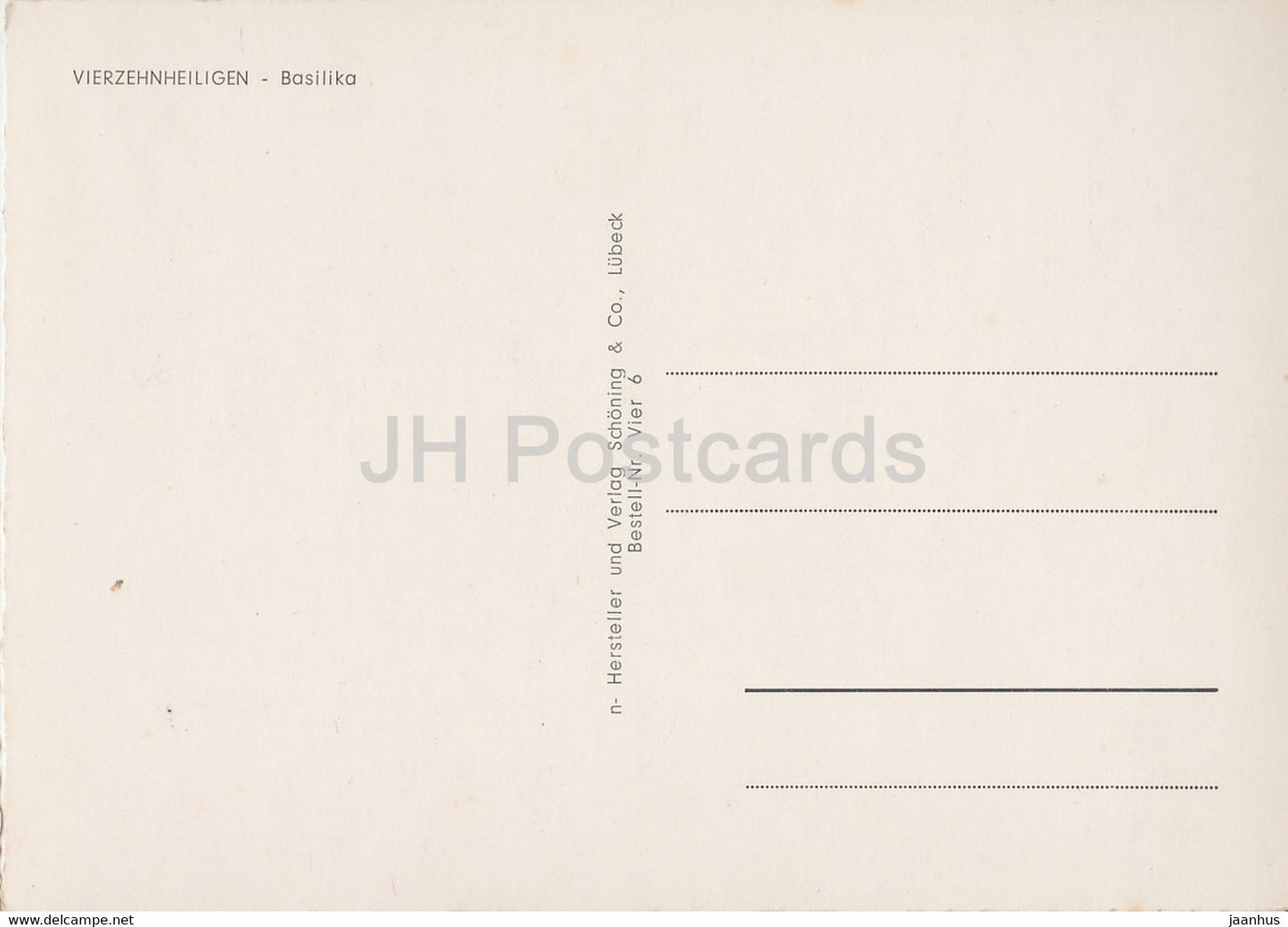 Vierzehnheiligen - Basilika - cathedral - Germany - unused