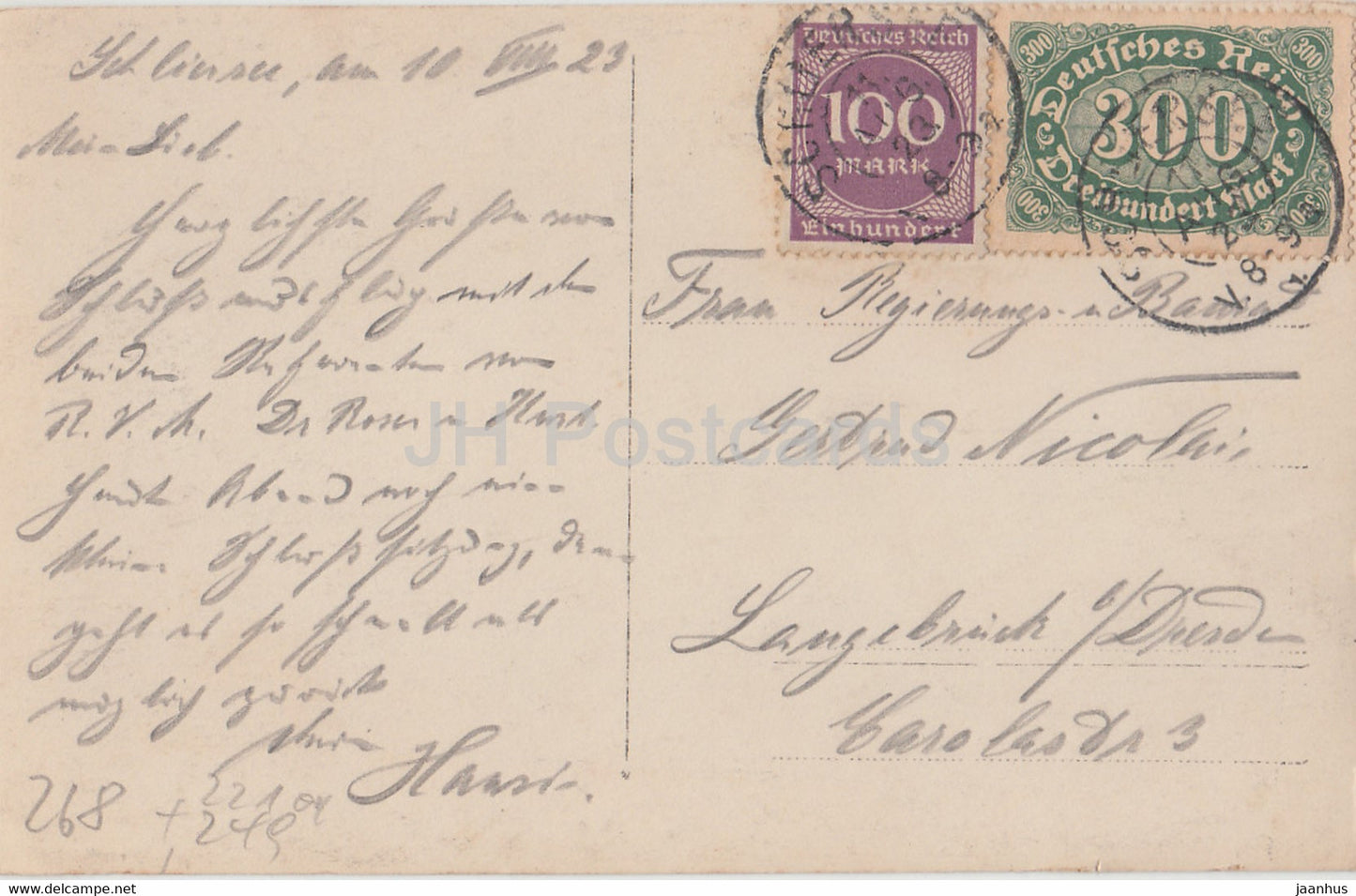 Schliersee - old postcard - 1923 - Germany - used