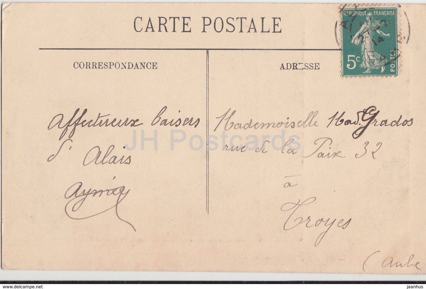 Nimes - Chateau d'Eau Romain - ancient world - 18 - 1914 - old postcard - France - used