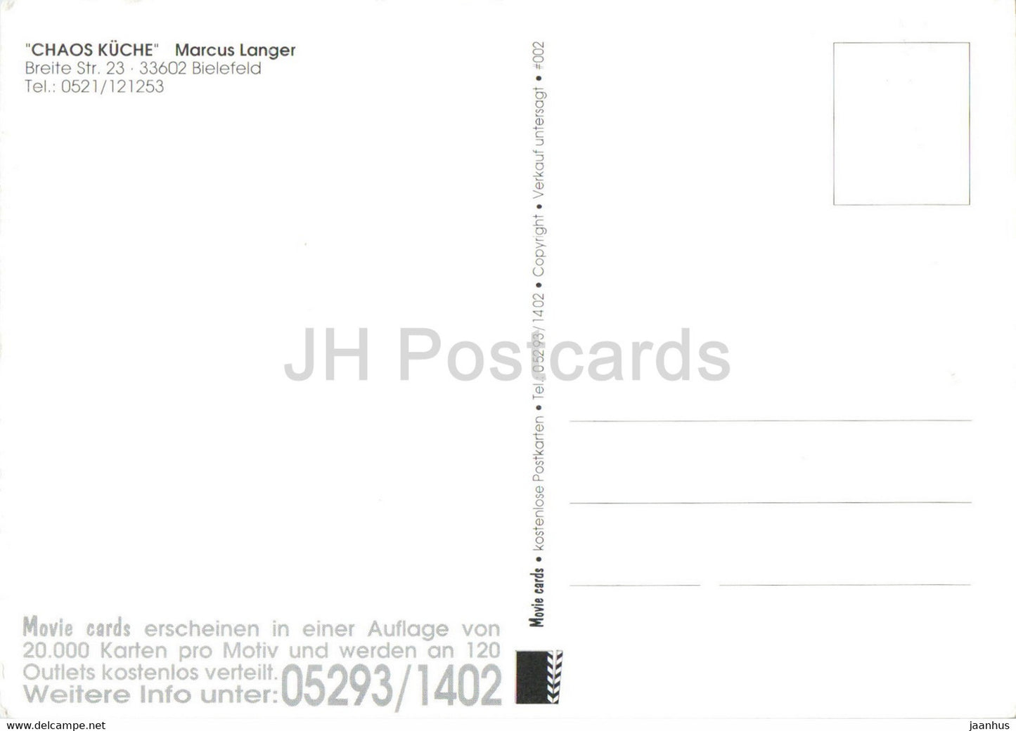 painting by Marcus Langer - Chaos Kuche - German art - Germany - unused