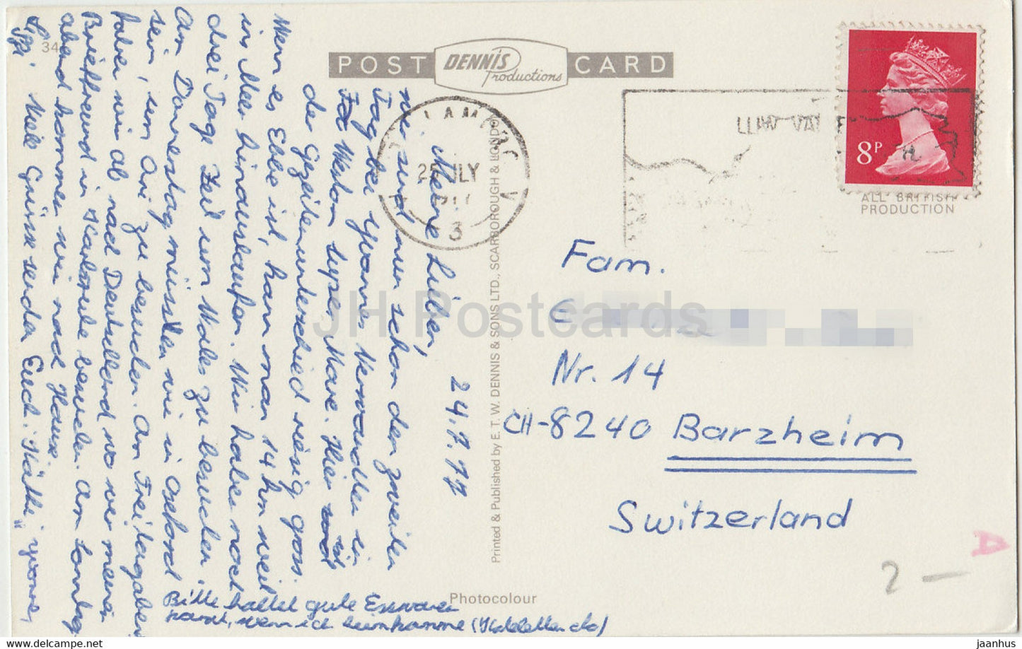 Claremont Crescent and Royal Pier - Weston Super Mare - 1977 - England - United Kingdom - used