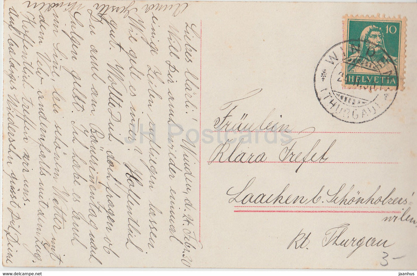 Blumen im Korb – 6938/5 – alte Postkarte – 1930 – gebraucht