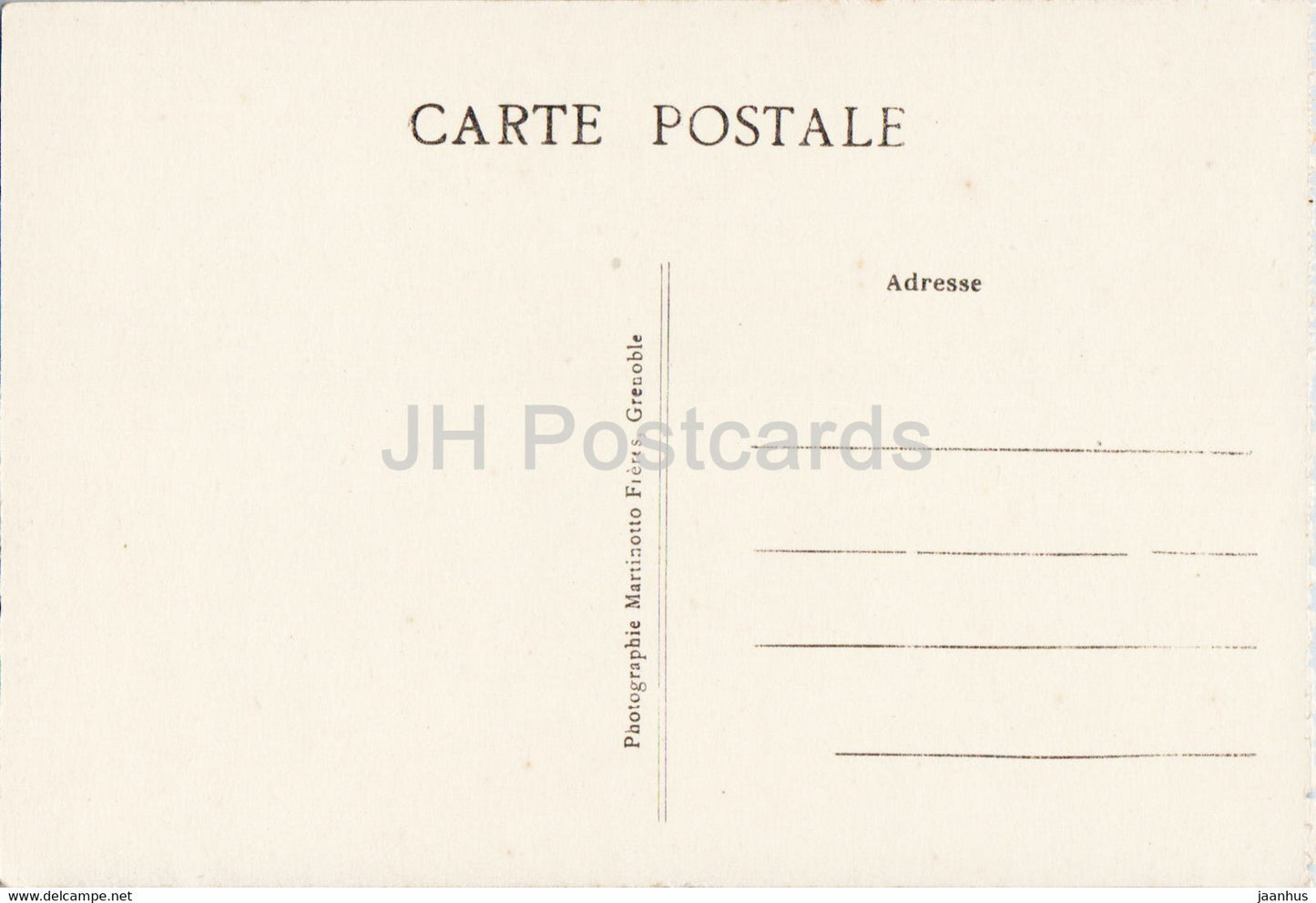 Le Chateau de Vizille - Le Faune de Darde - 117 - old postcard - France - unused