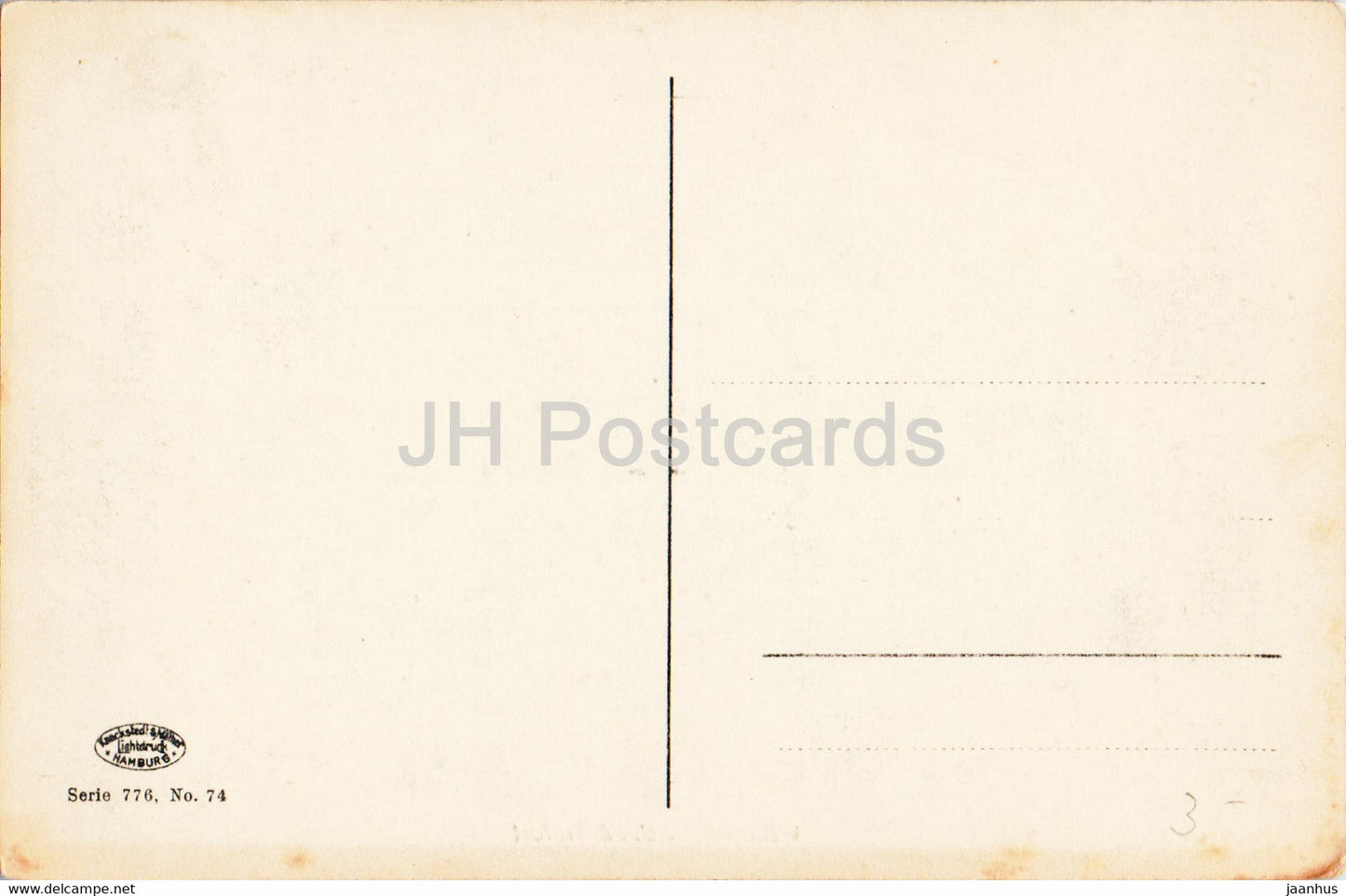 Weimar - Schloss Tiefurt - castle - old postcard - Germany - unused