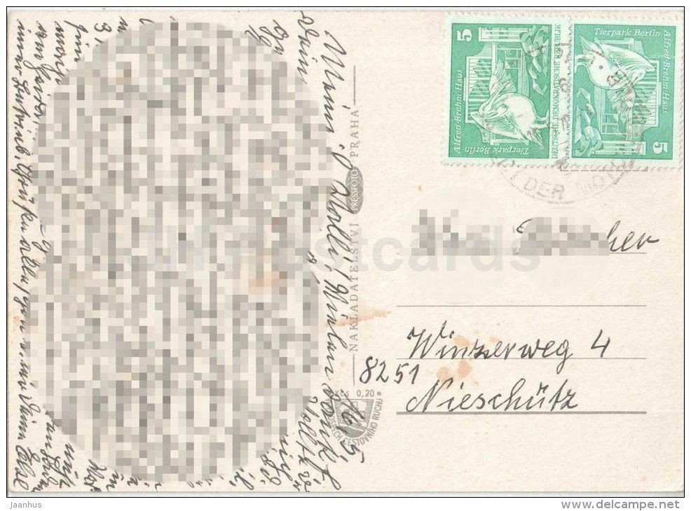 Liberec - architecture - city views - zoo - botanical garden - Czechoslovakia - Czech - used - JH Postcards