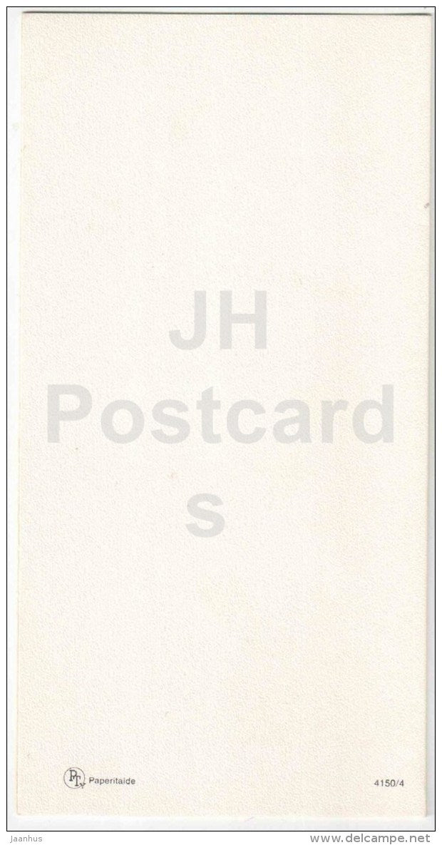 greeting card - illustration - flowers - 4150/4 - Finland - used in 1993 - JH Postcards