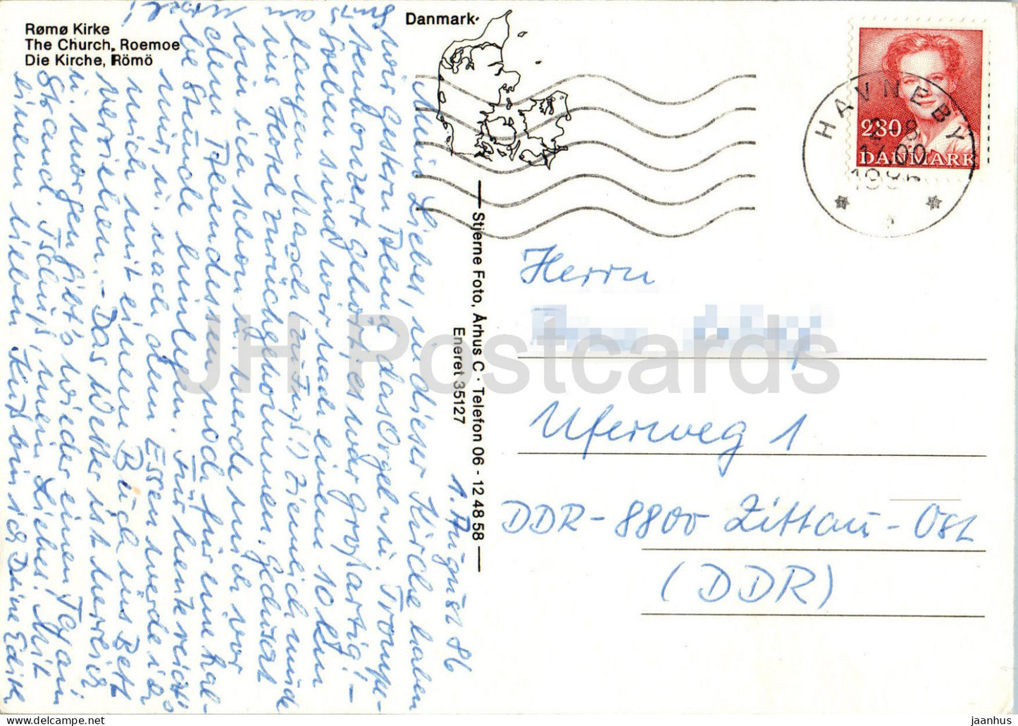 Romo Kirke - interior - church - 1986 - Denmark - used