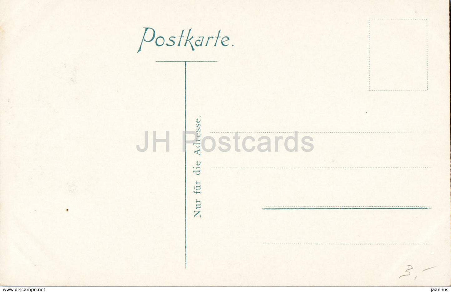 Eisenach - Wartburg Hof - carte postale ancienne - Allemagne - inutilisée