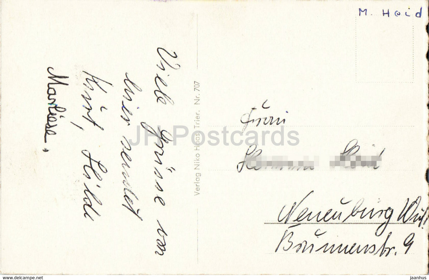 Saarburg Bez Trier - Niko Haas - carte postale ancienne - Allemagne - utilisé