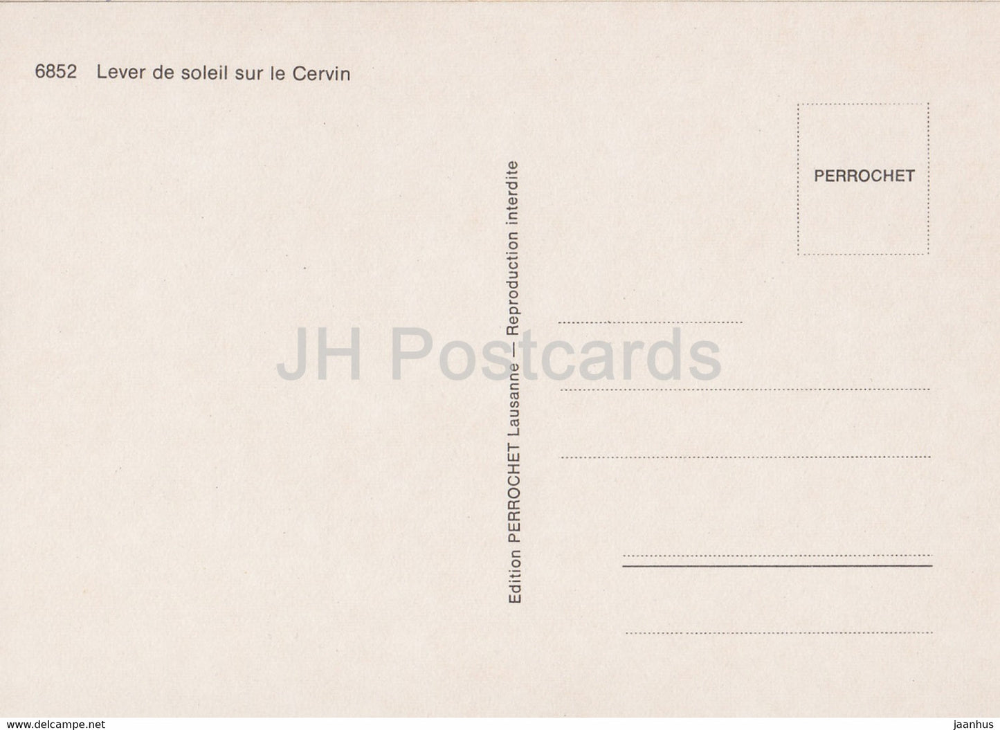 Lever de soleil sur le Cervin - 6852 - Switzerland - unused