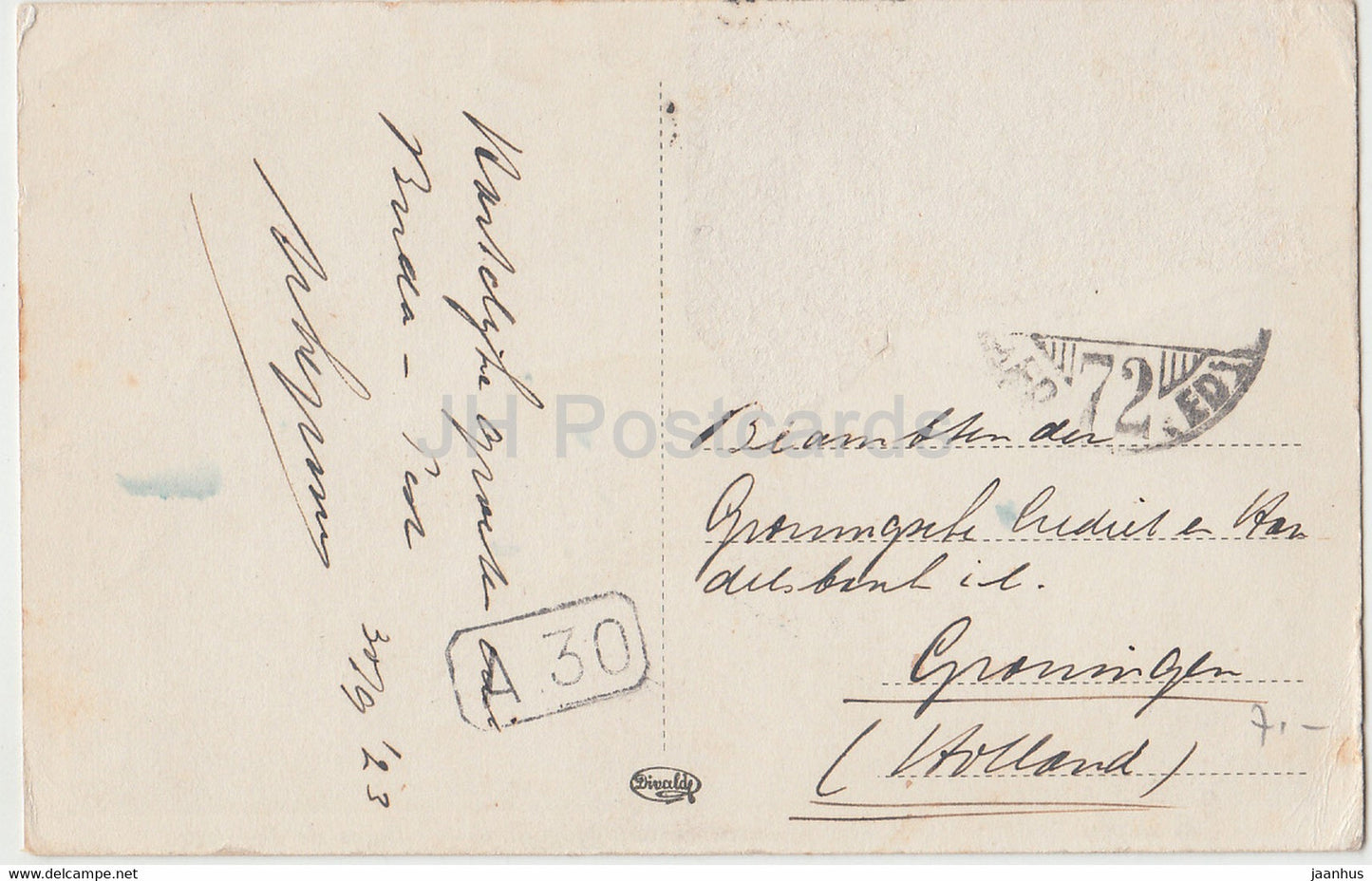 Budapest - Szent Gellert gyogyfurdo - Bains de St Gerard - carte postale ancienne - Hongrie - utilisé