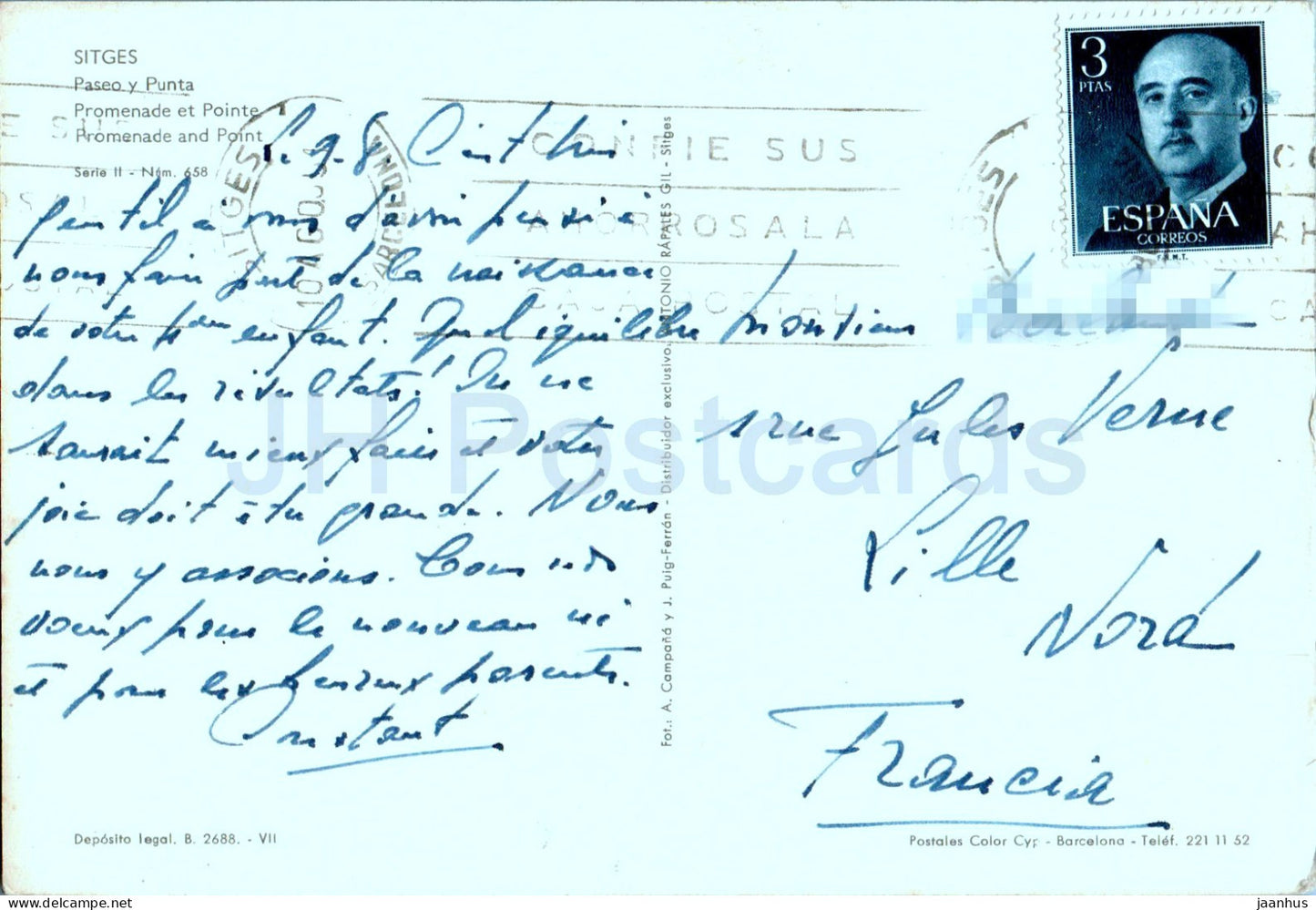 Sitges - Promenade et Pointe - 658 - Espagne - occasion