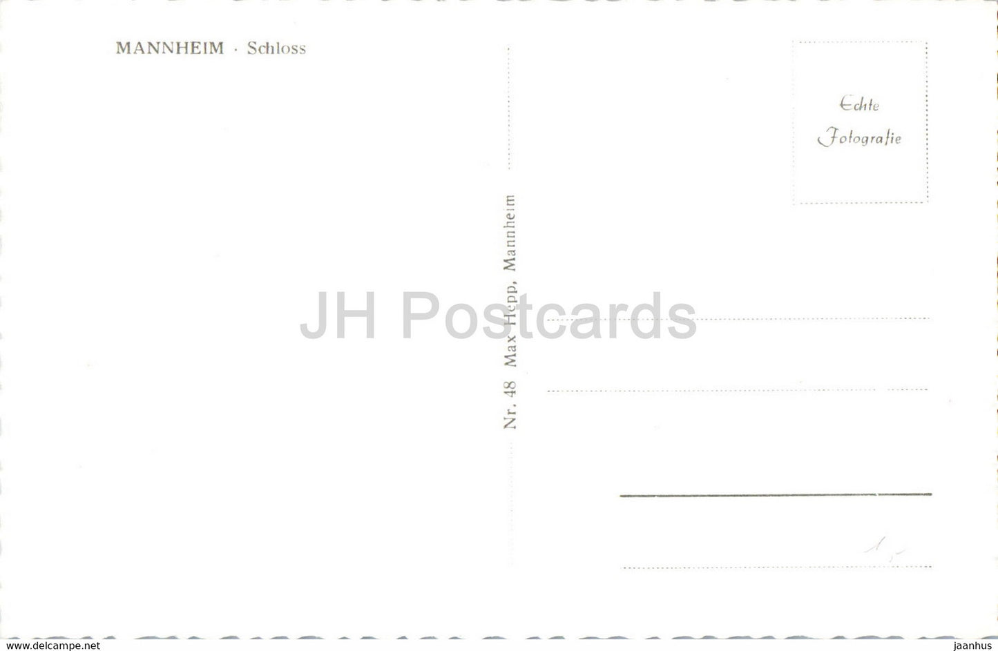 Mannheim - Schloss - tram - château - Allemagne - inutilisé