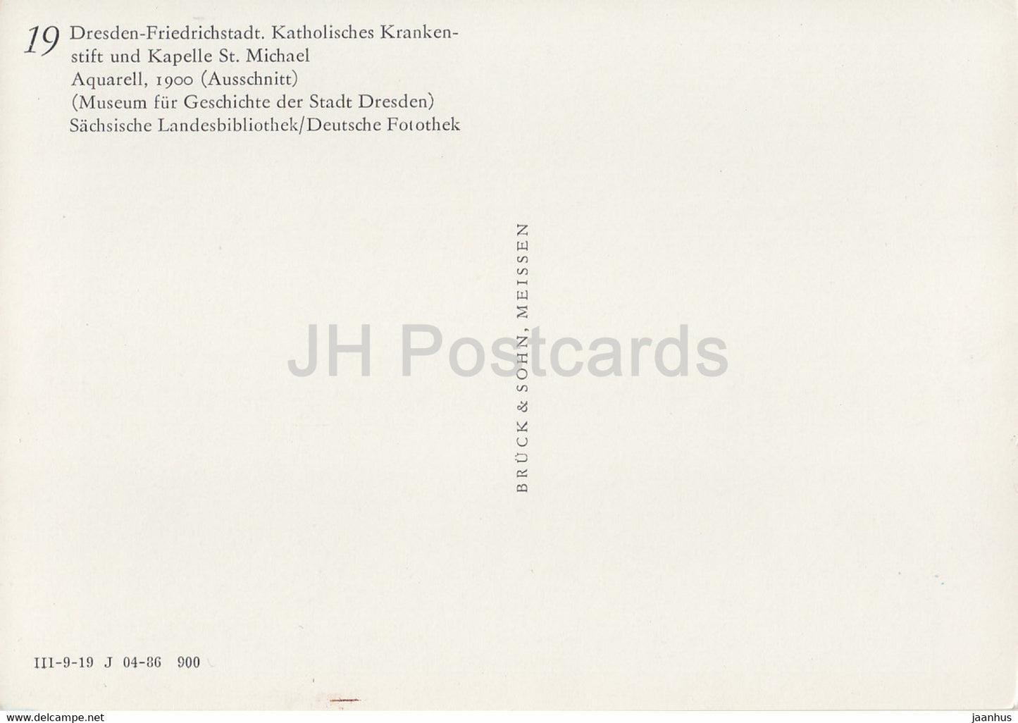 Dresden Friedrichstadt - Katholisches Krankestift und Kapelle - Alte Kirchen Dresdens - church - DDR Germany - unused