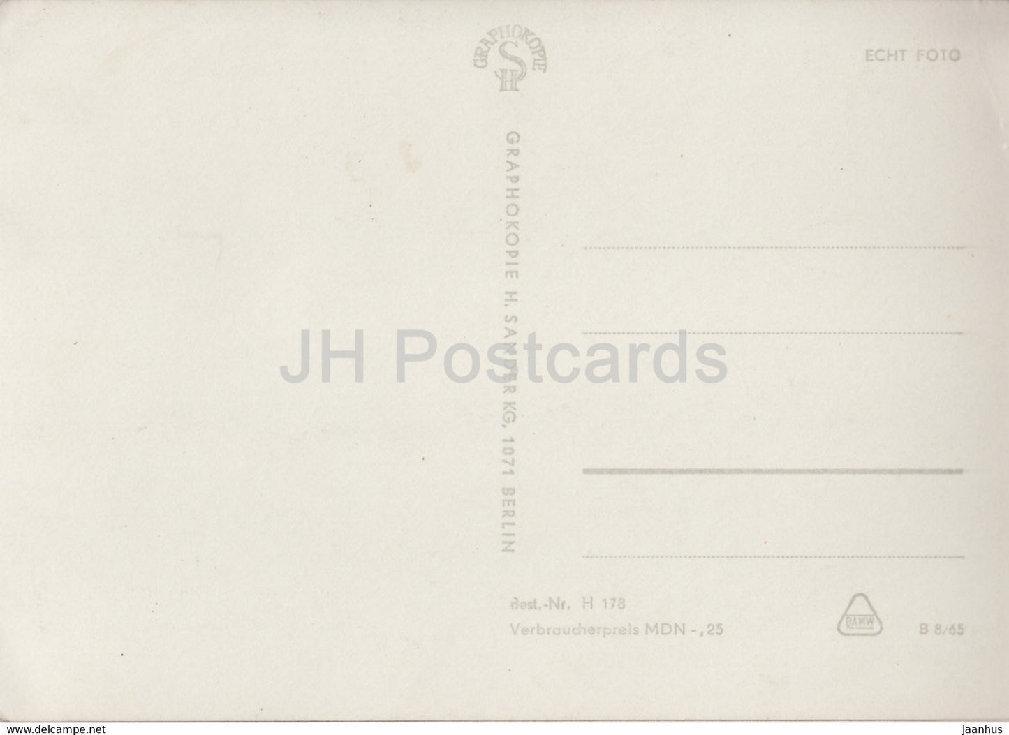 Gruss aus Schwerin - Meckl - Germany - unused