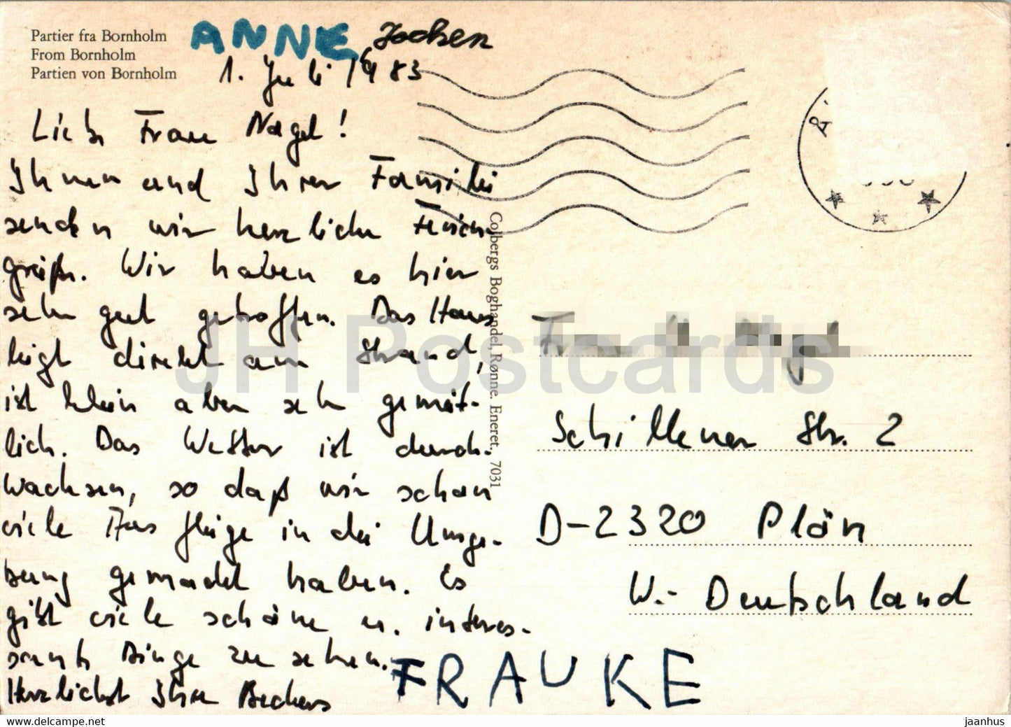 Bornholm - Partier fra Bornholm - multiview - 1983 - Denmark - used