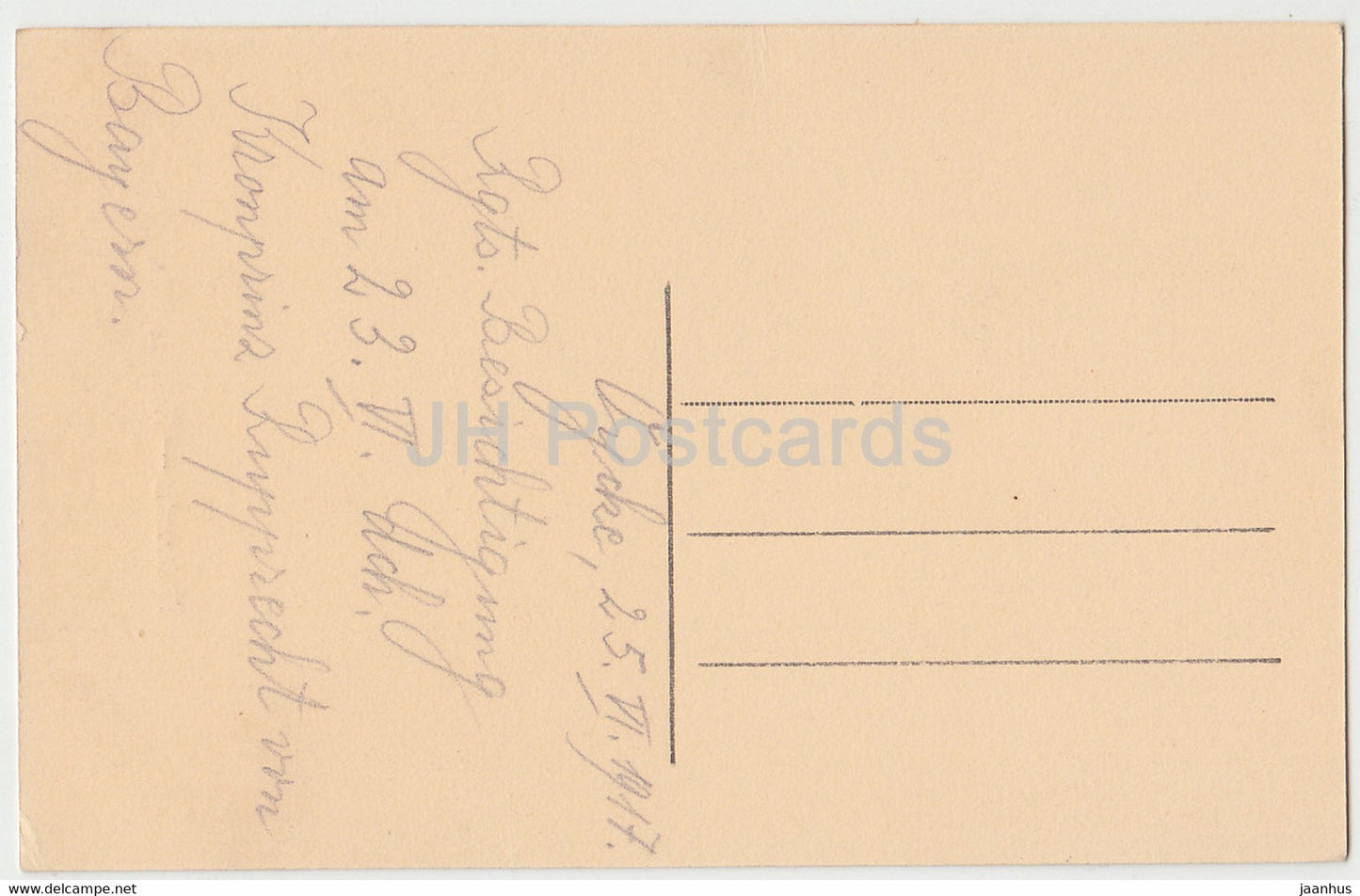 Audenarde - Oudenaarde - Hotel de Ville - alte Postkarte - 1917 - Belgien - gebraucht