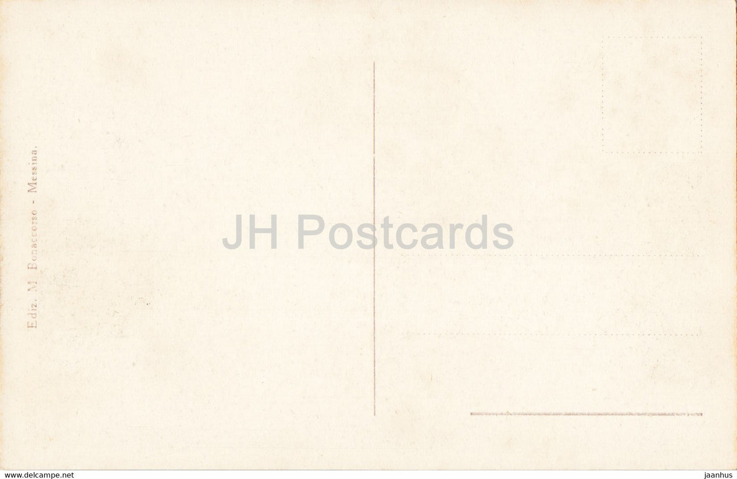 Messina - Giardino a Mare - Monumento Batteria Masotto - monument - old postcard - Italy - unused