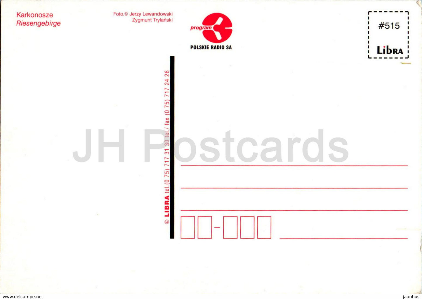 Karkonosze - Sniezka - Szernica - Sniezne Kotly - Maly Staw - Jagniatkow - multiview - Poland - unused