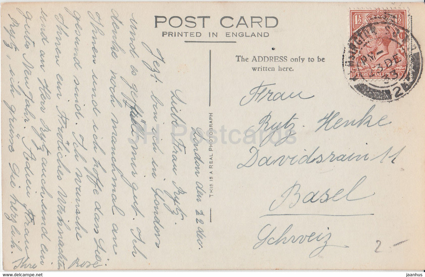 London - Nelson's Column - old postcard - 1933 - England - United Kingdom - used