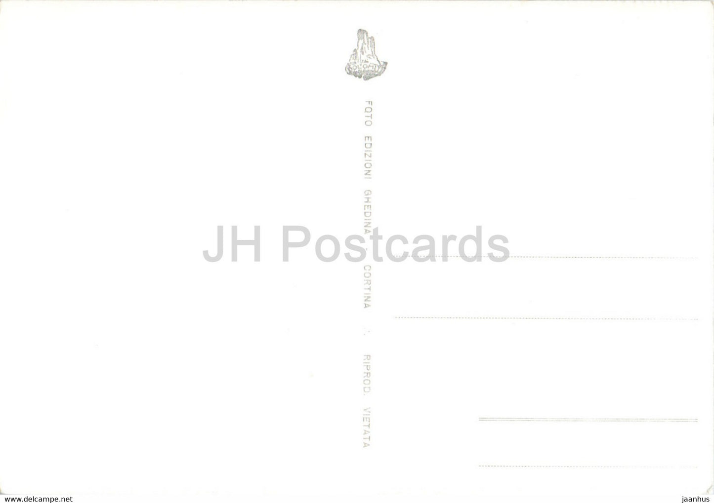 Val di Fassa - Campitello - Il Sasolungo - alte Postkarte - Italien - unbenutzt