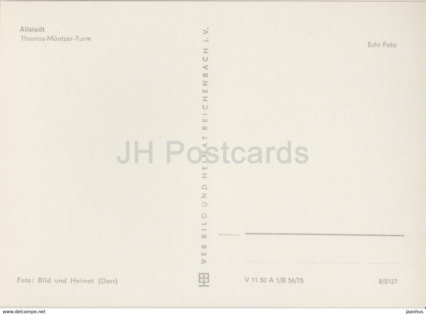 Allstedt - Thomas Muntzer Turm - castle - Historische Statten in Thuringen - DDR Germany - unused