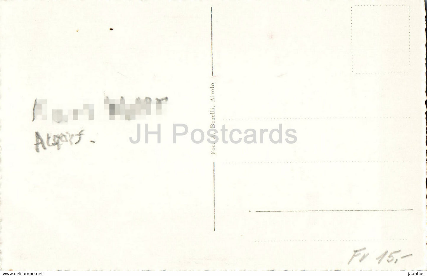 Goscheneralp 1800 m - 1932 - carte postale ancienne - Suisse - d'occasion