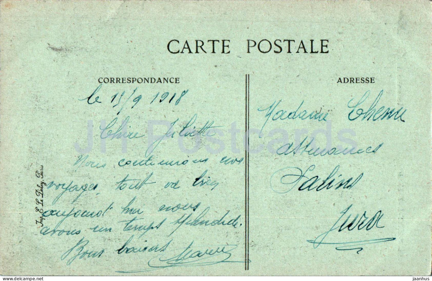 Saint Dizier - Le Monument de la défense de 1544 - 3062 - 1918 - carte postale ancienne - France - oblitéré