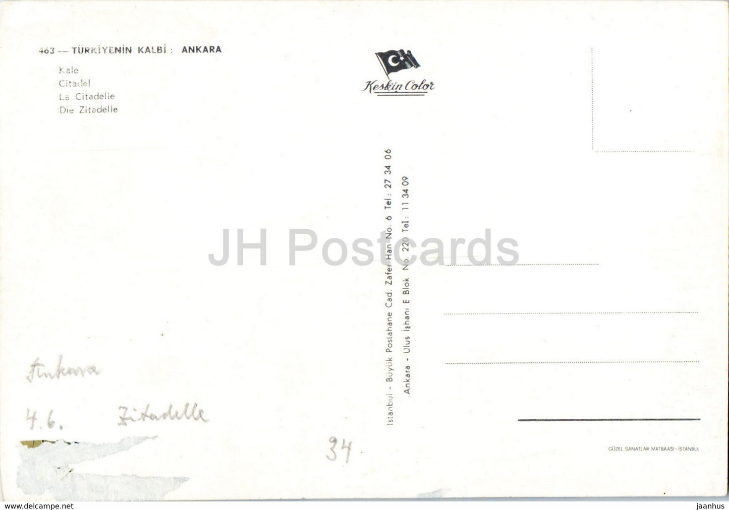 Ankara - Zitadelle - Keskin - 463 - Türkei - gebraucht