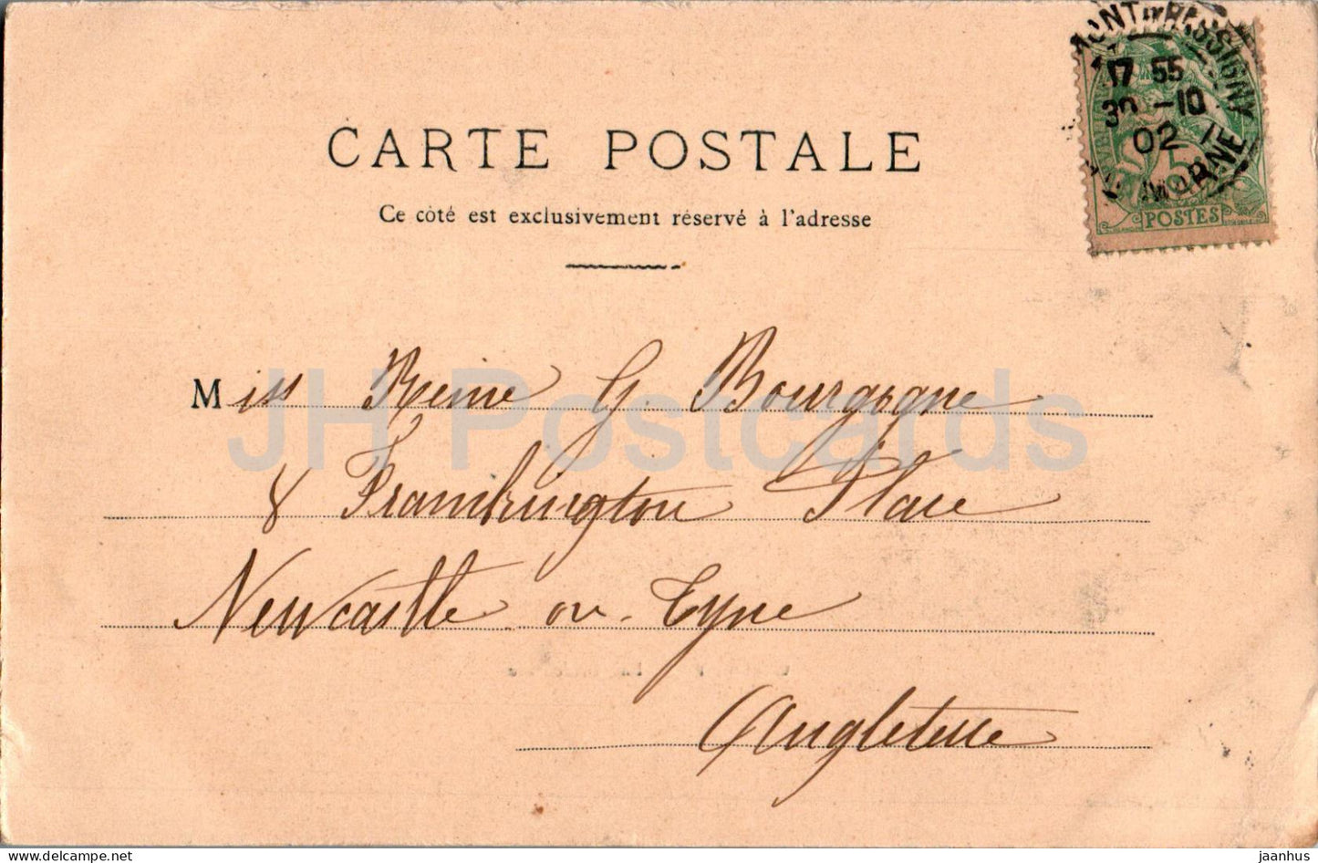 Chaumont - La Prefecture - 22 - alte Postkarte - 1902 - Frankreich - gebraucht