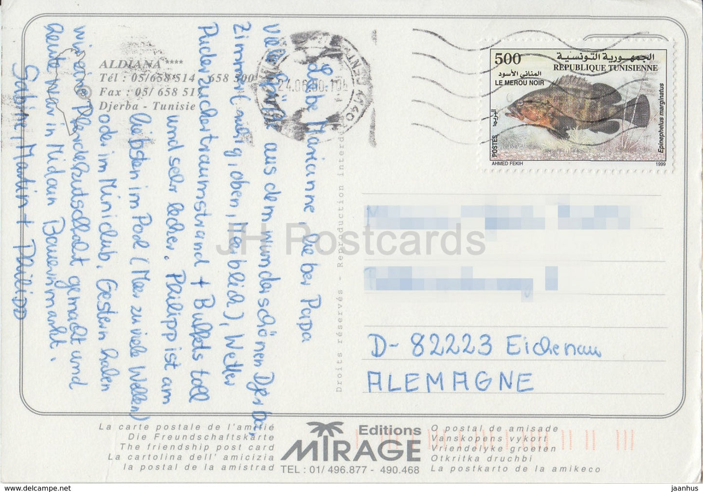 Djerba Club Aldiana - resort - 2000 - Tunisia - used