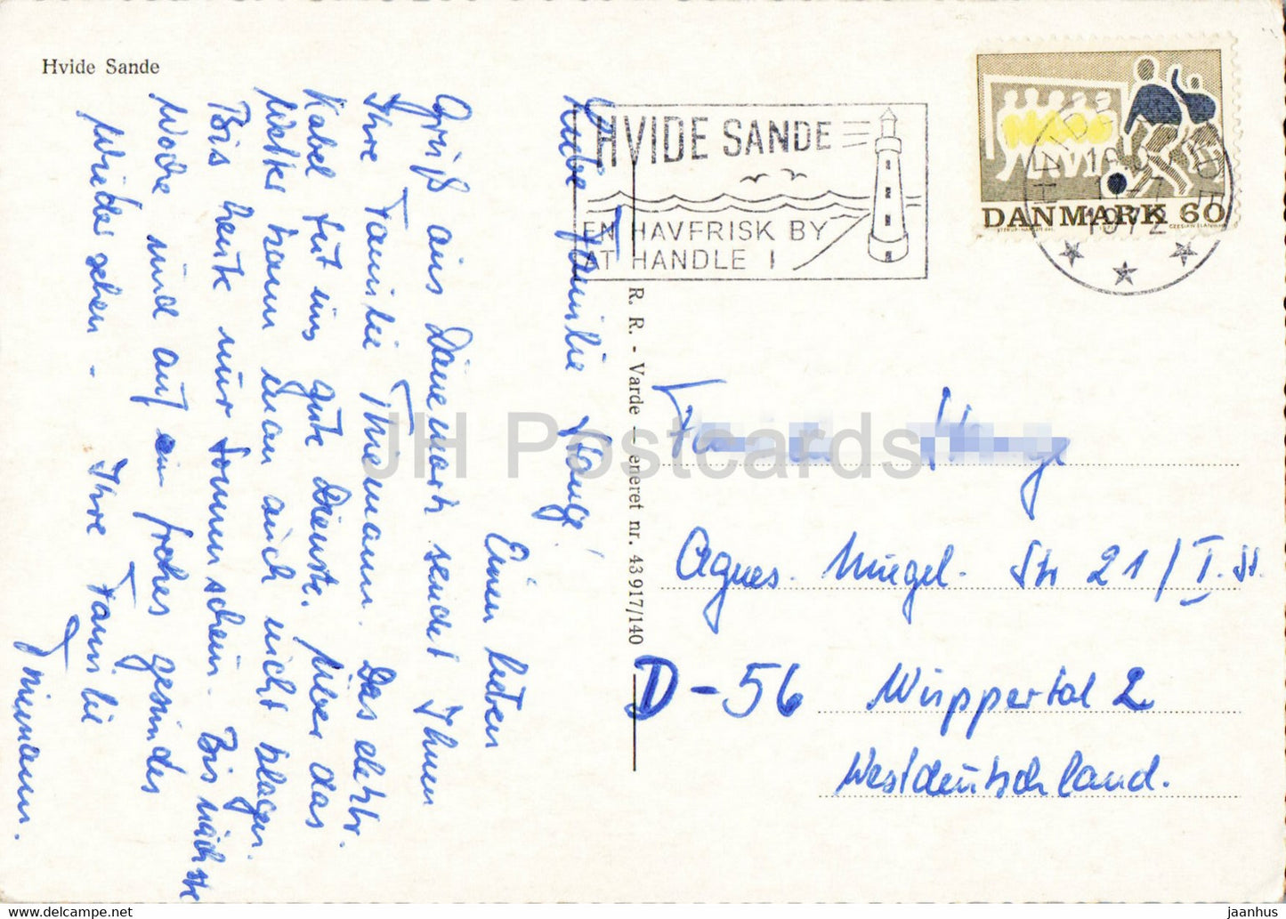 Hvide Sande - navire - bateau - 1972 - Danemark - utilisé