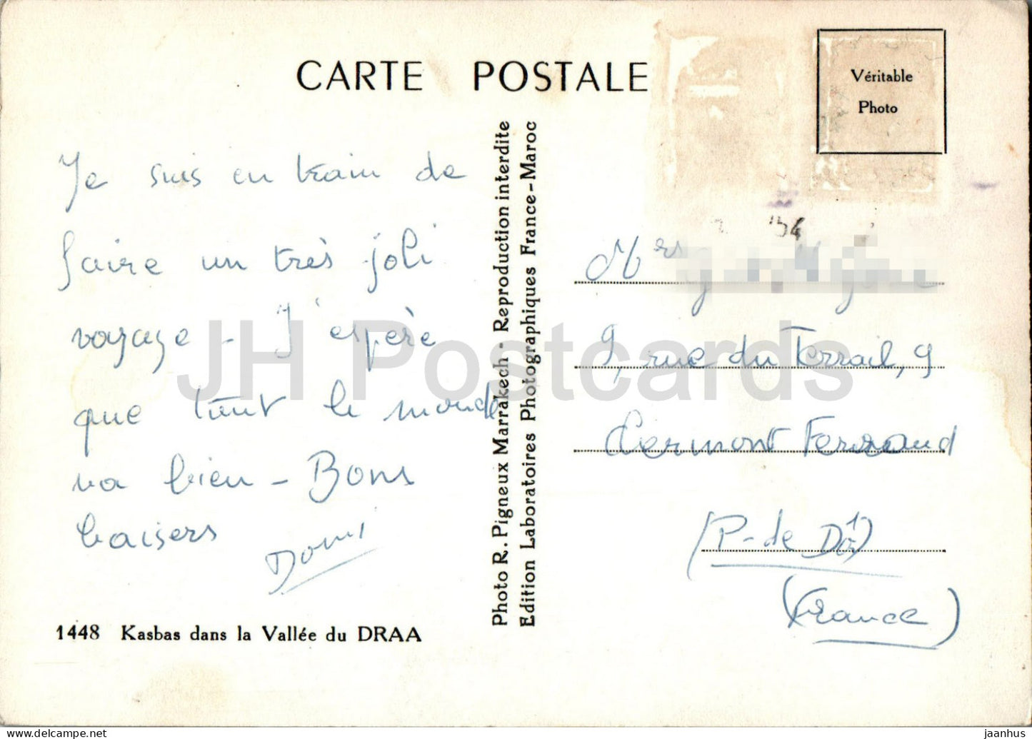 Kasbas dans la Vallee du Draa - valley - 1448 - Morocco - used