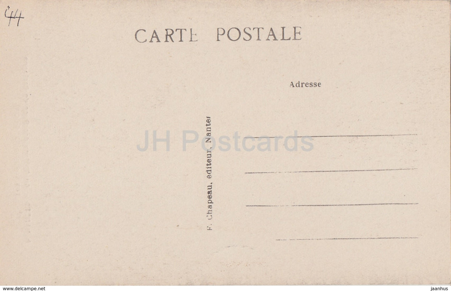 Nantes - Au Chateau des Ducs de Bretagne - Les Loggias - castle - 9 - old postcard - France - unused