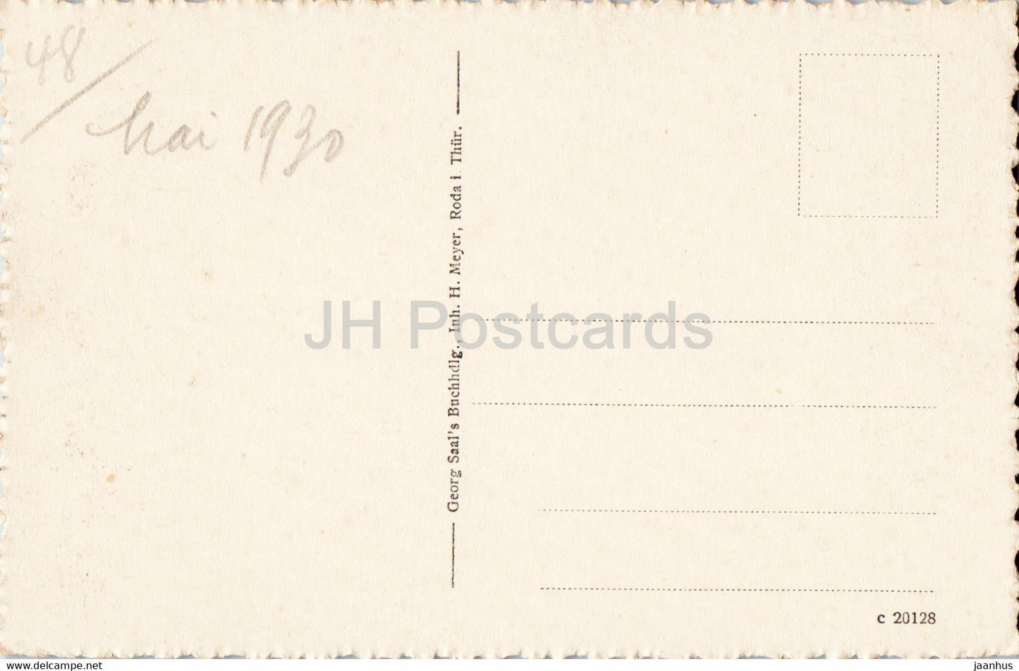 Roda i Thur - Klosterruine - ruines du monastère - carte postale ancienne - 1930 - Allemagne - utilisé