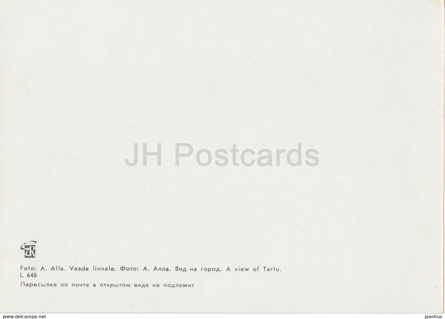 Tartu - Une vue de Tartu - Gare routière - Ikarus - voiture Volga - Estonie URSS - inutilisée